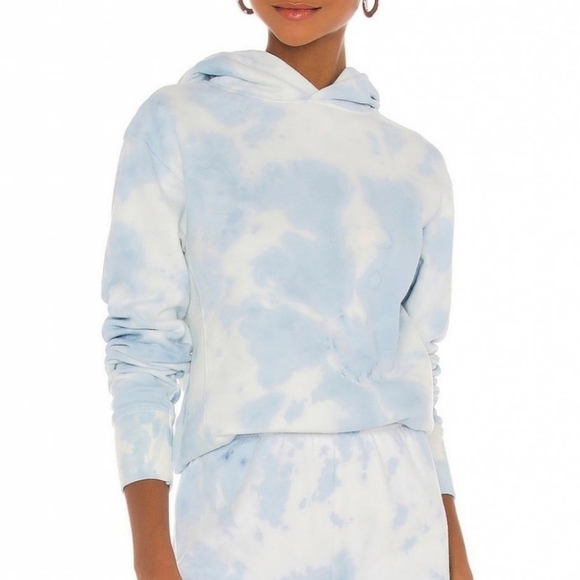 Revolve Dannijo Tie Dye Hoodie in Jade - Picture 4 of 14